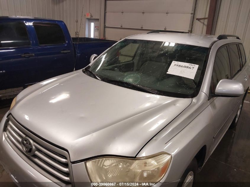 2008 Toyota Highlander VIN: JTEES41A682003866 Lot: 39860867