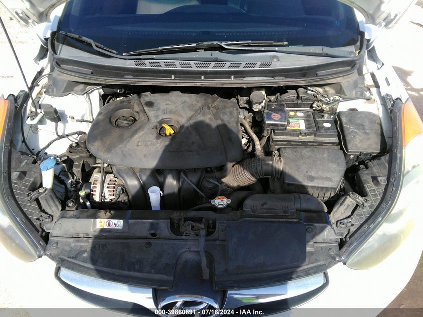 2013 Hyundai Elantra Gls VIN: 5NPDH4AE4DH264262 Lot: 39860891