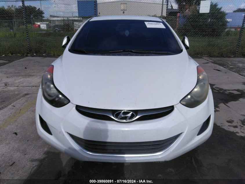 2013 Hyundai Elantra Gls VIN: 5NPDH4AE4DH264262 Lot: 39860891