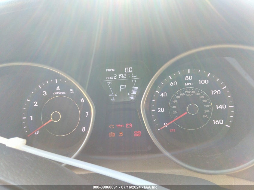 2013 Hyundai Elantra Gls VIN: 5NPDH4AE4DH264262 Lot: 39860891