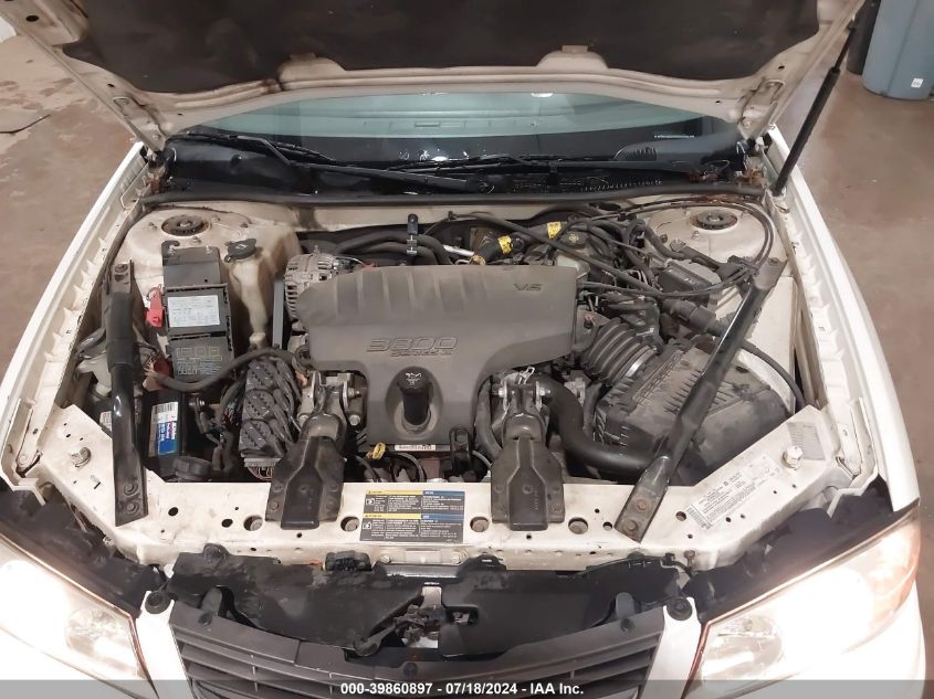 2005 Chevrolet Impala Ls VIN: 2G1WH52K559106223 Lot: 39860897