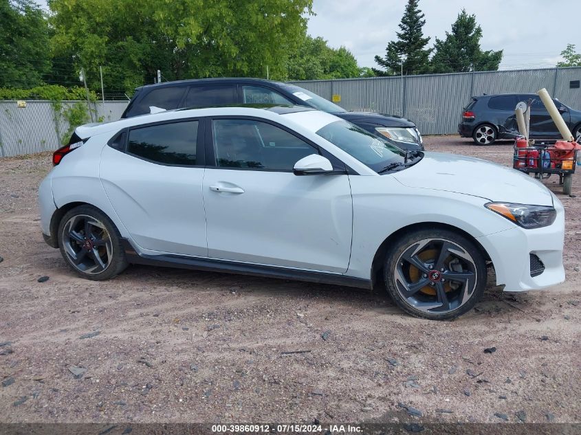 2019 Hyundai Veloster Turbo VIN: KMHTH6AB4KU011471 Lot: 39860912