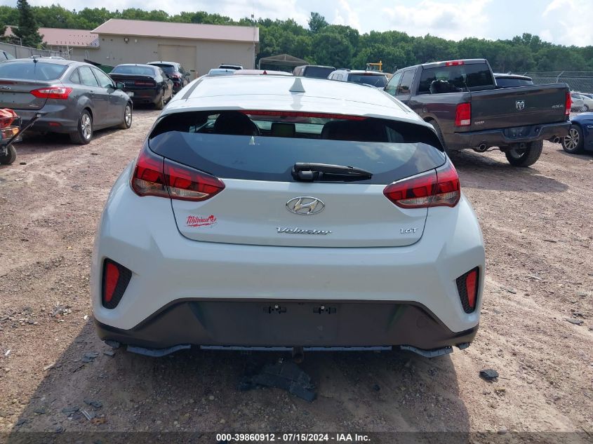 2019 Hyundai Veloster Turbo VIN: KMHTH6AB4KU011471 Lot: 39860912