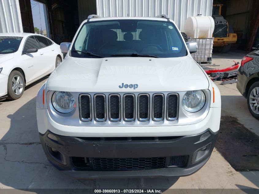 2017 Jeep Renegade Limited Fwd VIN: ZACCJADB3HPE40442 Lot: 39860913