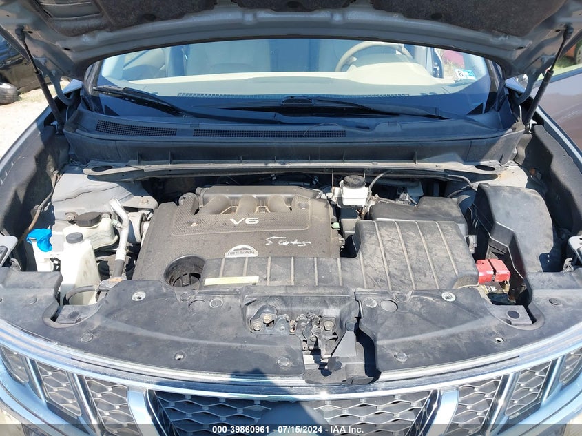 2011 Nissan Murano Sl VIN: JN8AZ1MW3BW188371 Lot: 39860961