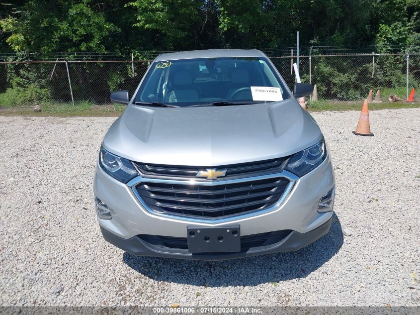 2018 Chevrolet Equinox Ls VIN: 3GNAXHEV0JS645977 Lot: 39861006