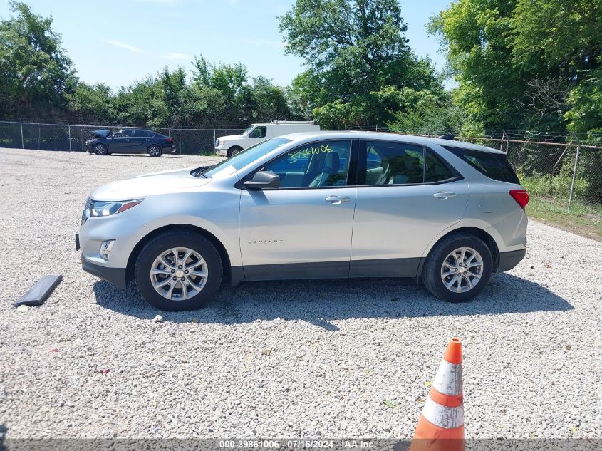 2018 Chevrolet Equinox Ls VIN: 3GNAXHEV0JS645977 Lot: 39861006