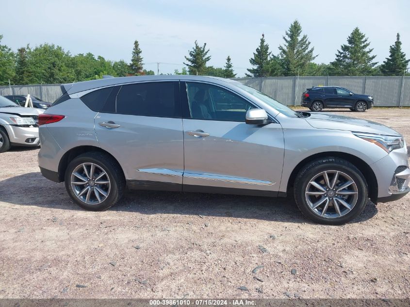 2019 Acura Rdx Technology Package VIN: 5J8TC2H56KL021129 Lot: 39861010