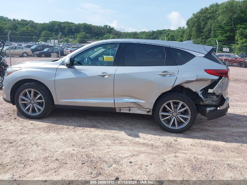 2019 Acura Rdx Technology Package VIN: 5J8TC2H56KL021129 Lot: 39861010