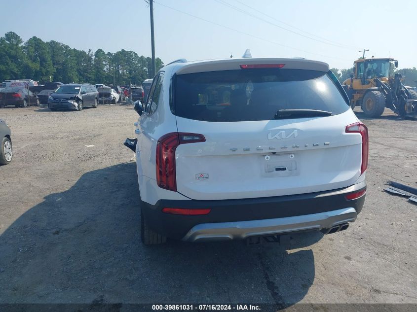 2022 Kia Telluride S VIN: 5XYP64HC9NG234822 Lot: 39861031