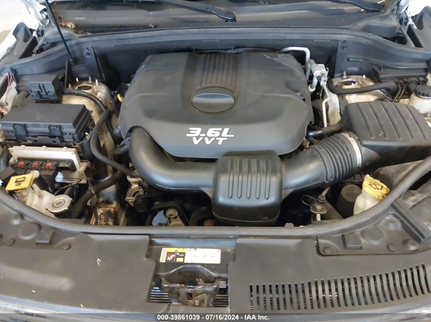 2013 Dodge Durango Sxt VIN: 1C4RDJAG4DC657711 Lot: 39861039