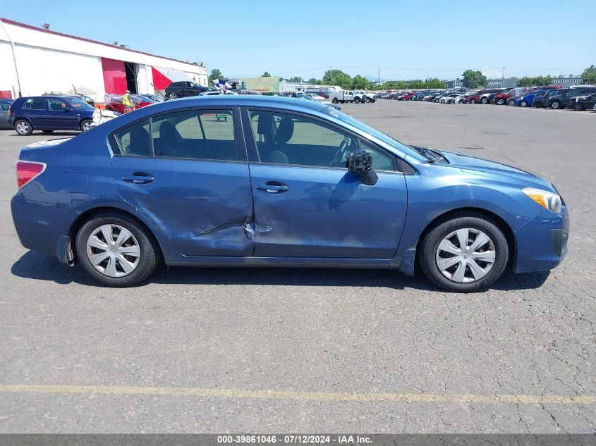 2013 Subaru Impreza 2.0I VIN: JF1GJAA60DH019438 Lot: 39861046