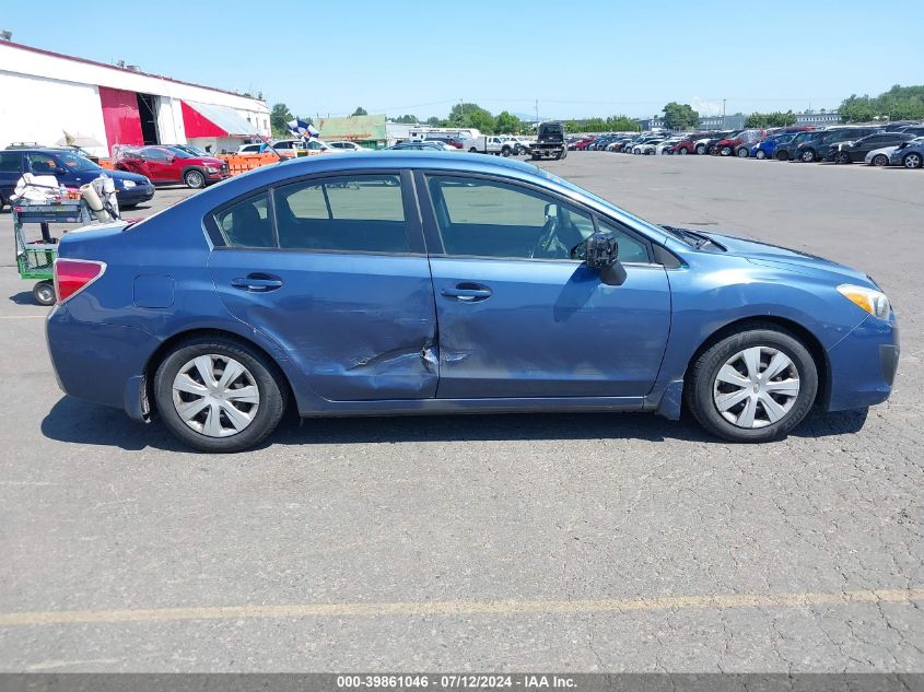 2013 Subaru Impreza 2.0I VIN: JF1GJAA60DH019438 Lot: 39861046