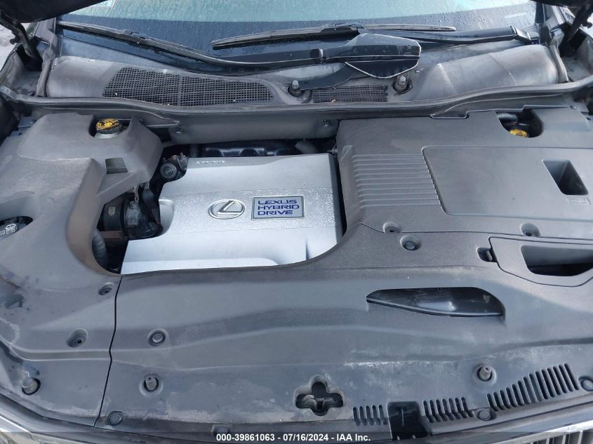 2010 Lexus Rx 450 VIN: JTJBC1BA5A2004415 Lot: 39861063