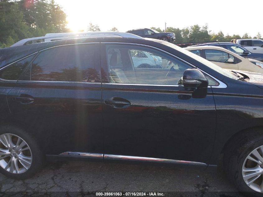 2010 Lexus Rx 450 VIN: JTJBC1BA5A2004415 Lot: 39861063