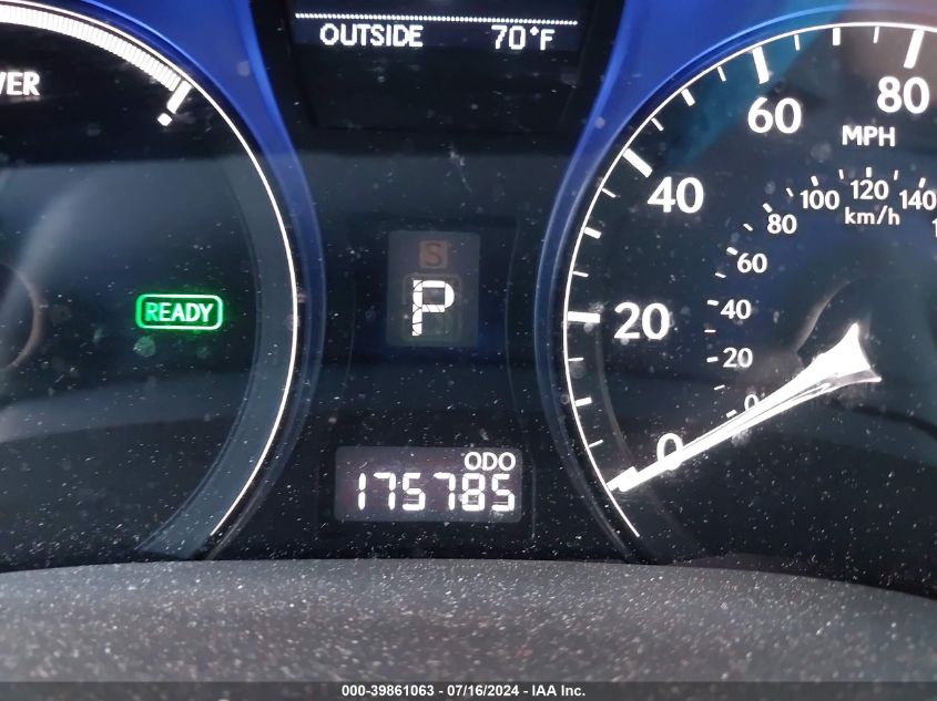 2010 Lexus Rx 450 VIN: JTJBC1BA5A2004415 Lot: 39861063