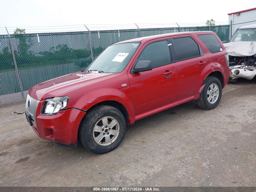 2009 Mercury Mariner I4 VIN: 4M2CU81779KJ12298 Lot: 39861067