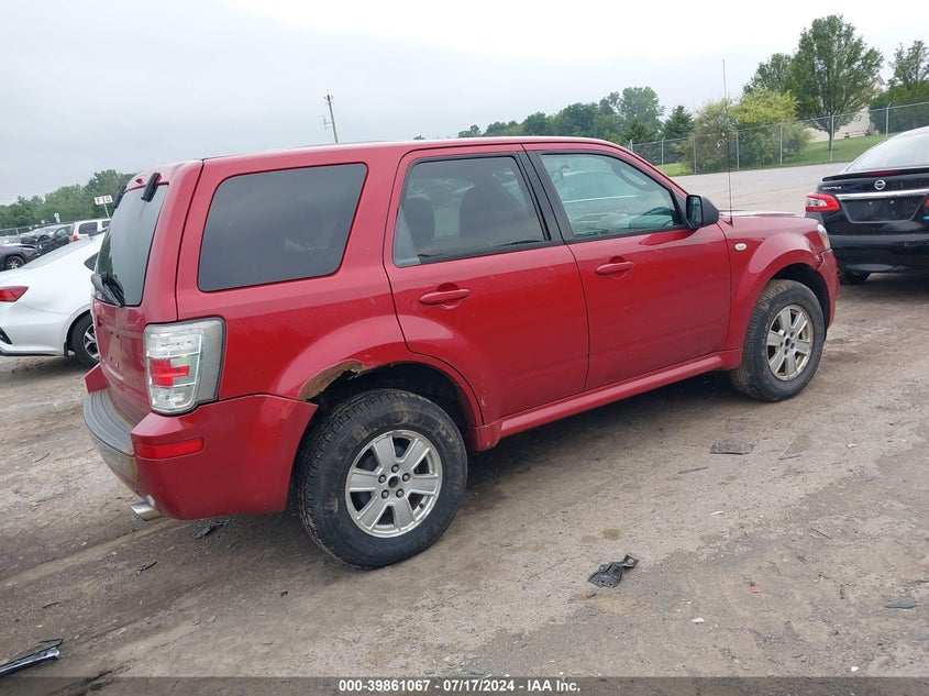 2009 Mercury Mariner I4 VIN: 4M2CU81779KJ12298 Lot: 39861067