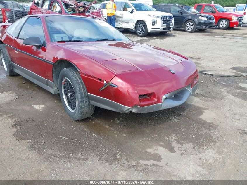 1987 Pontiac Fiero Gt VIN: 1G2PG1190HP238824 Lot: 39861077
