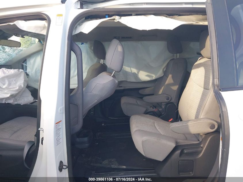 2022 Toyota Sienna Le VIN: 5TDKRKEC2NS108704 Lot: 39861106