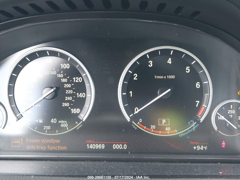 2012 BMW 535 Xigt VIN: WBASP2C52CC338510 Lot: 39861105