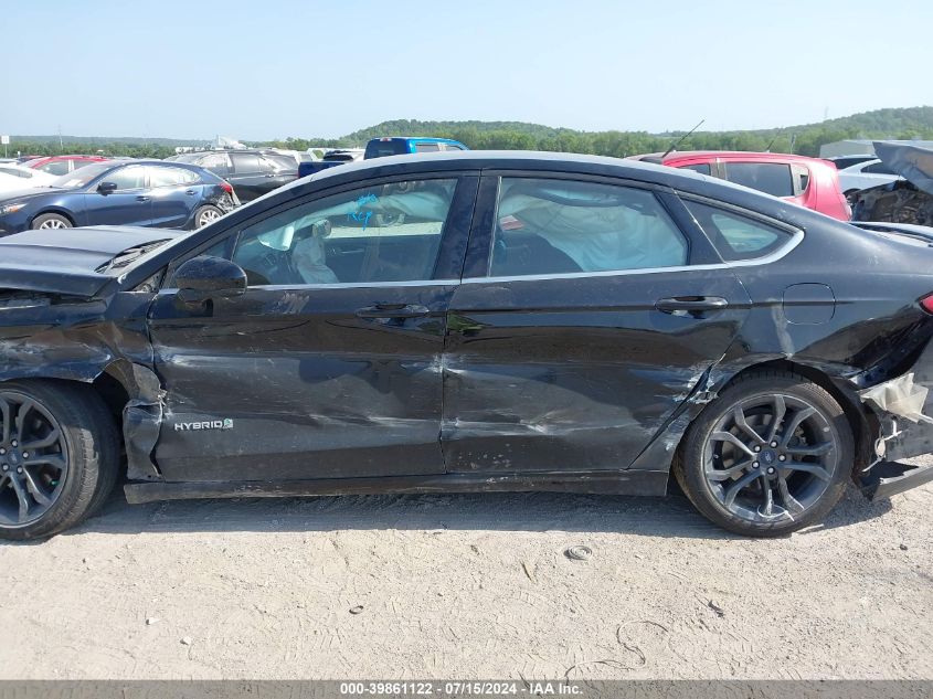 2018 Ford Fusion Hybrid Se VIN: 3FA6P0LU9JR248100 Lot: 39861122