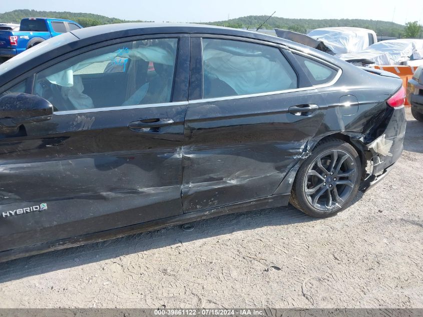 2018 Ford Fusion Hybrid Se VIN: 3FA6P0LU9JR248100 Lot: 39861122
