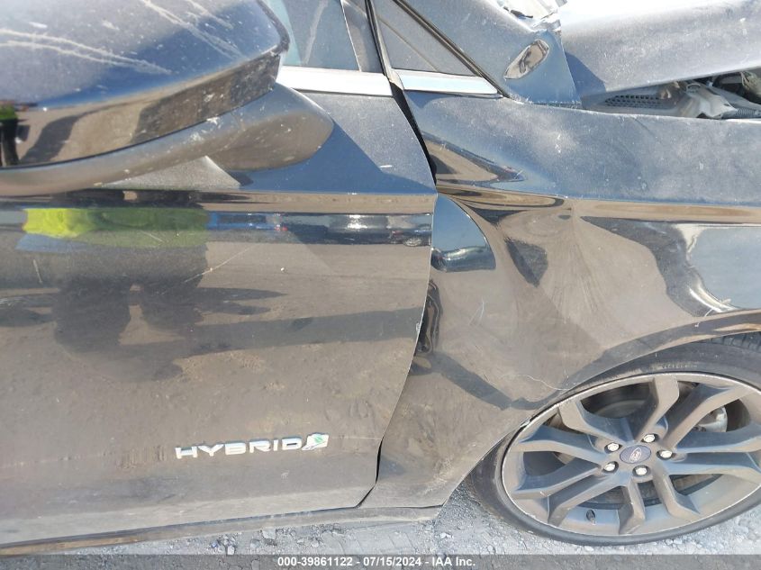 2018 Ford Fusion Hybrid Se VIN: 3FA6P0LU9JR248100 Lot: 39861122