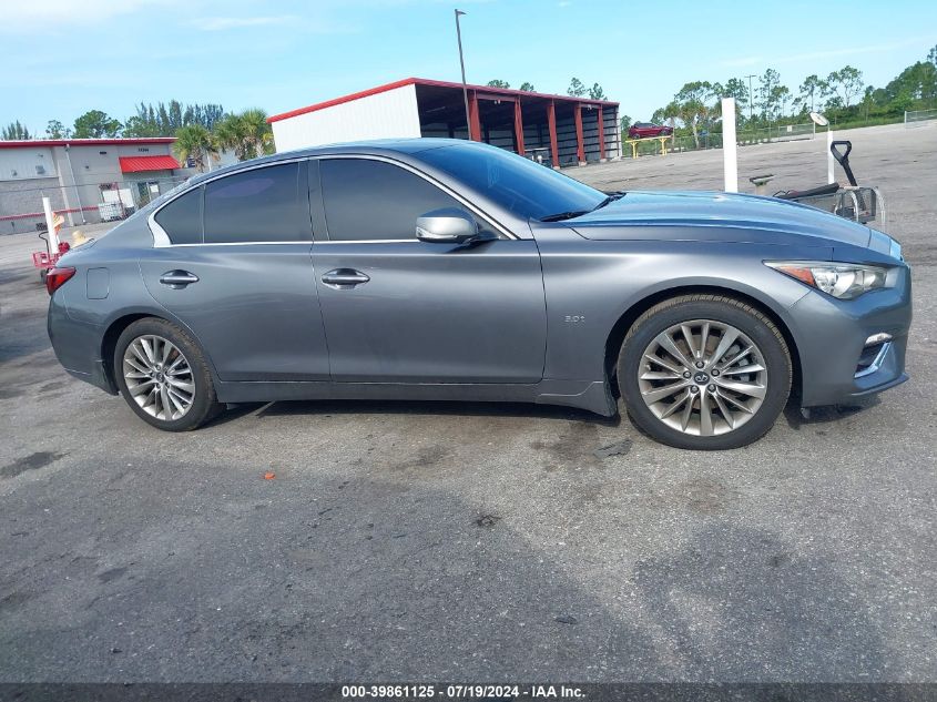 2019 Infiniti Q50 3.0T Luxe VIN: JN1EV7AP3KM512491 Lot: 39861125