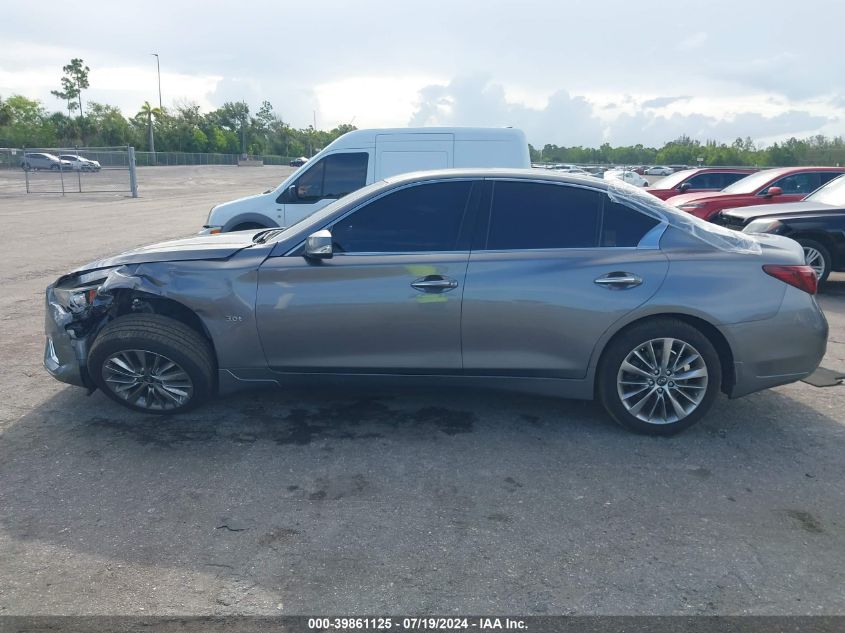 2019 Infiniti Q50 3.0T Luxe VIN: JN1EV7AP3KM512491 Lot: 39861125