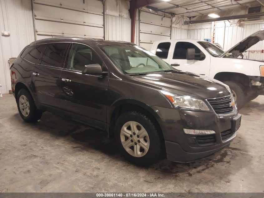 VIN 1GNKRFED0FJ322130 2015 Chevrolet Traverse, LS no.1