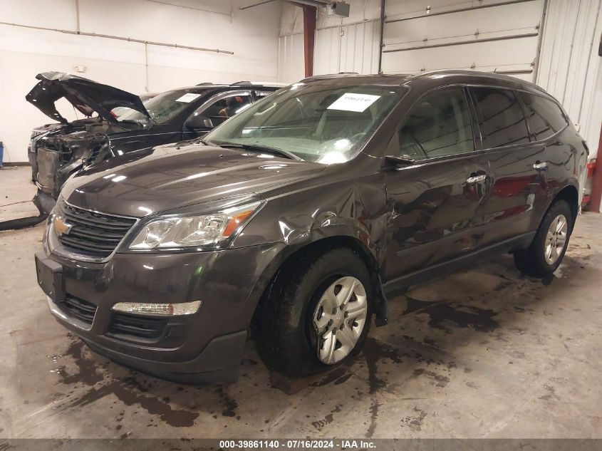 VIN 1GNKRFED0FJ322130 2015 Chevrolet Traverse, LS no.2