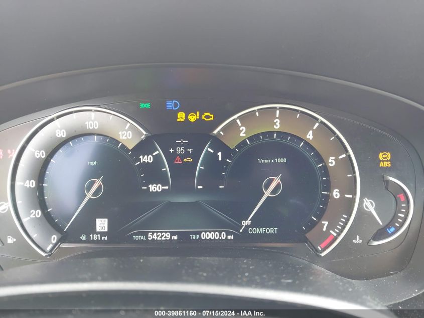 2018 BMW 540I VIN: WBAJE5C50JG918654 Lot: 39861160