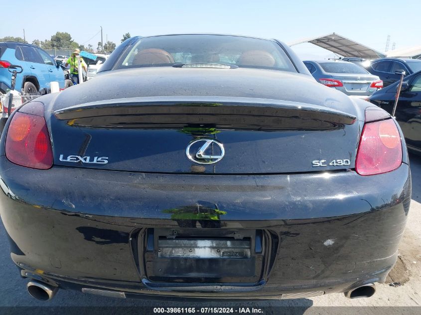 2004 Lexus Sc 430 VIN: JTHFN48Y940056746 Lot: 39861165