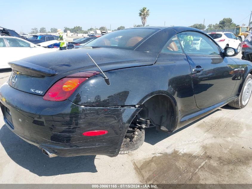 2004 Lexus Sc 430 VIN: JTHFN48Y940056746 Lot: 39861165