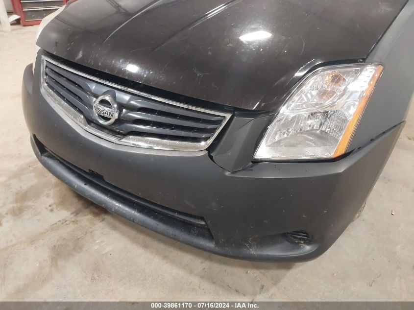 2011 Nissan Sentra 2.0S VIN: 3N1AB6AP0BL609482 Lot: 39861170