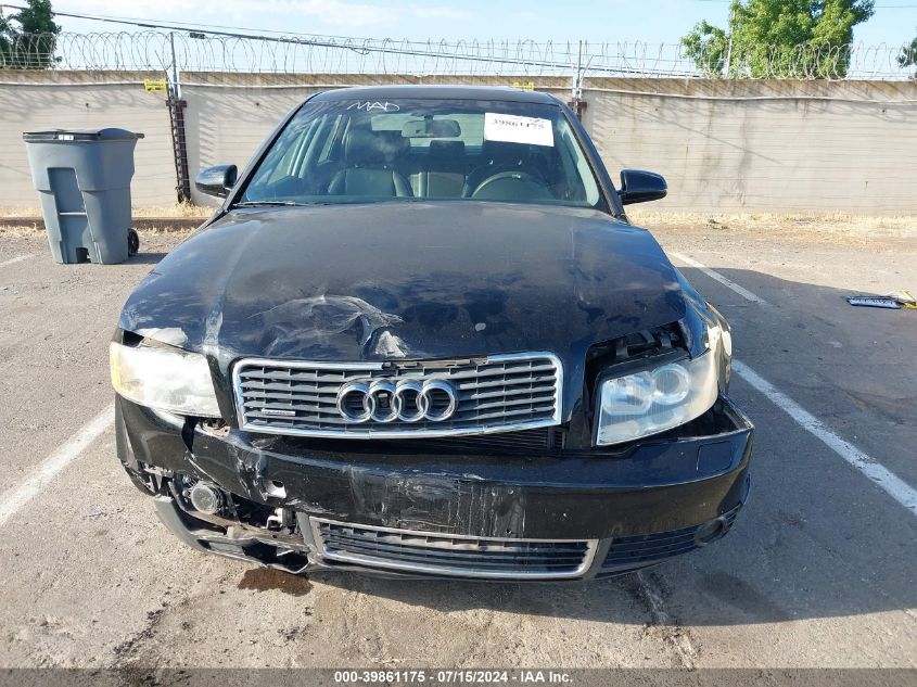 2002 Audi A4 1.8T VIN: WAULC68EX2A230503 Lot: 39861175
