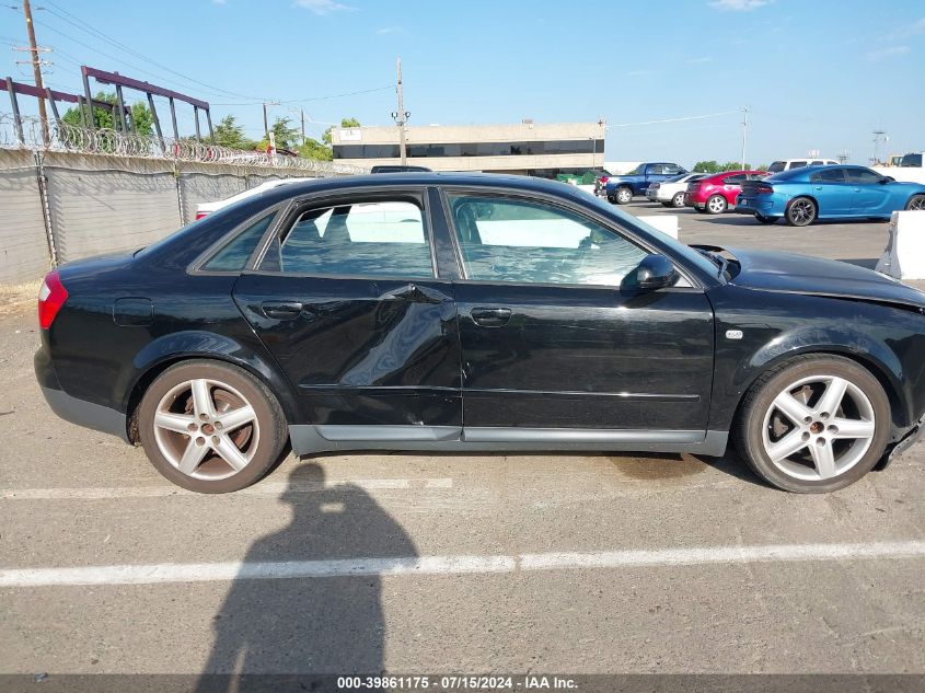 2002 Audi A4 1.8T VIN: WAULC68EX2A230503 Lot: 39861175