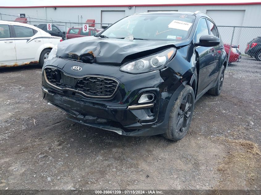 2020 Kia Sportage S VIN: KNDP6CAC7L7738512 Lot: 39861209