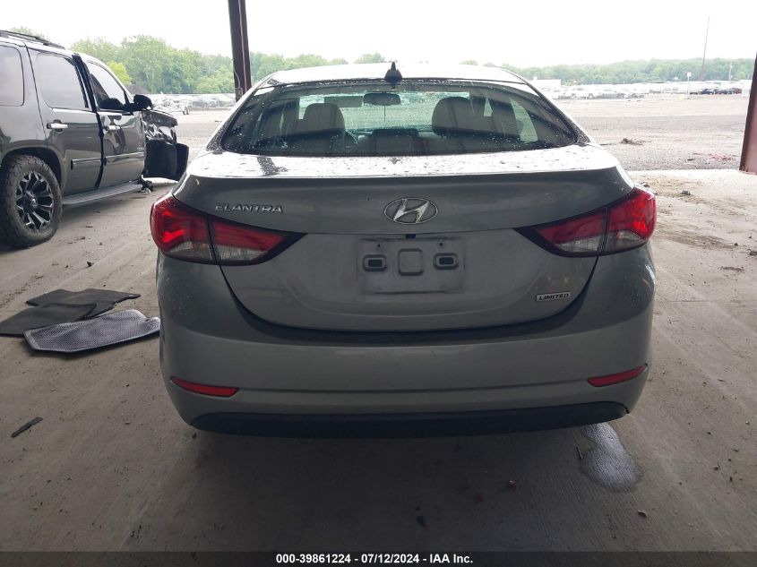 2014 Hyundai Elantra Limited VIN: KMHDH4AEXEU067213 Lot: 39861224