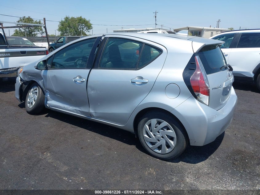 2015 Toyota Prius C One VIN: JTDKDTB35F1093056 Lot: 39861226