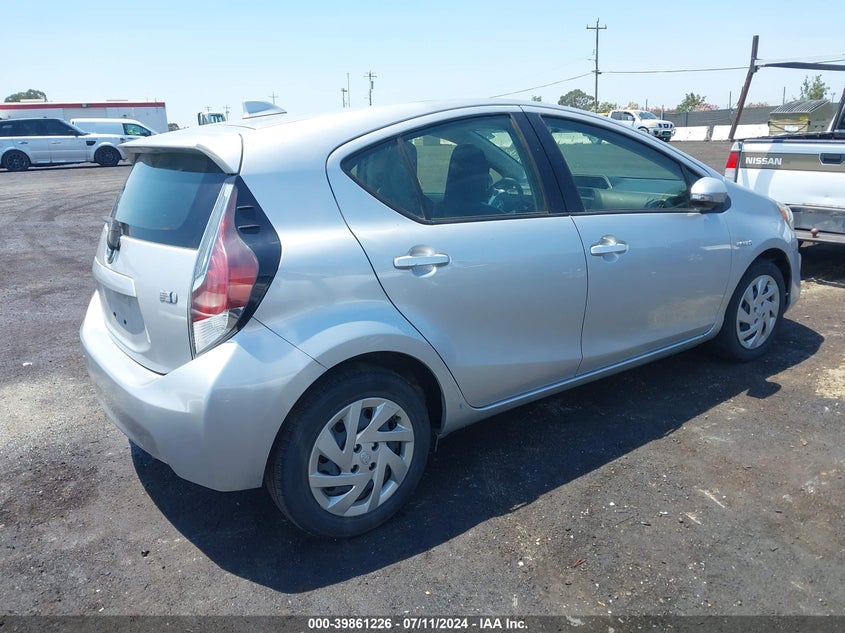 2015 Toyota Prius C One VIN: JTDKDTB35F1093056 Lot: 39861226