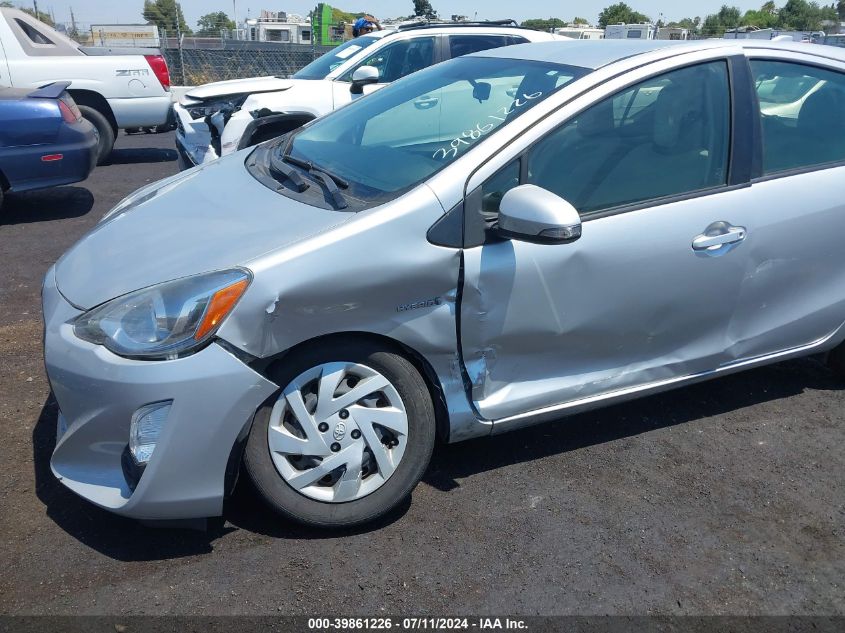 2015 Toyota Prius C One VIN: JTDKDTB35F1093056 Lot: 39861226