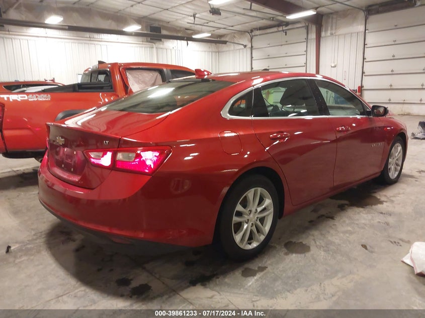 2016 CHEVROLET MALIBU VIN: 1G1ZE5ST4GF288845