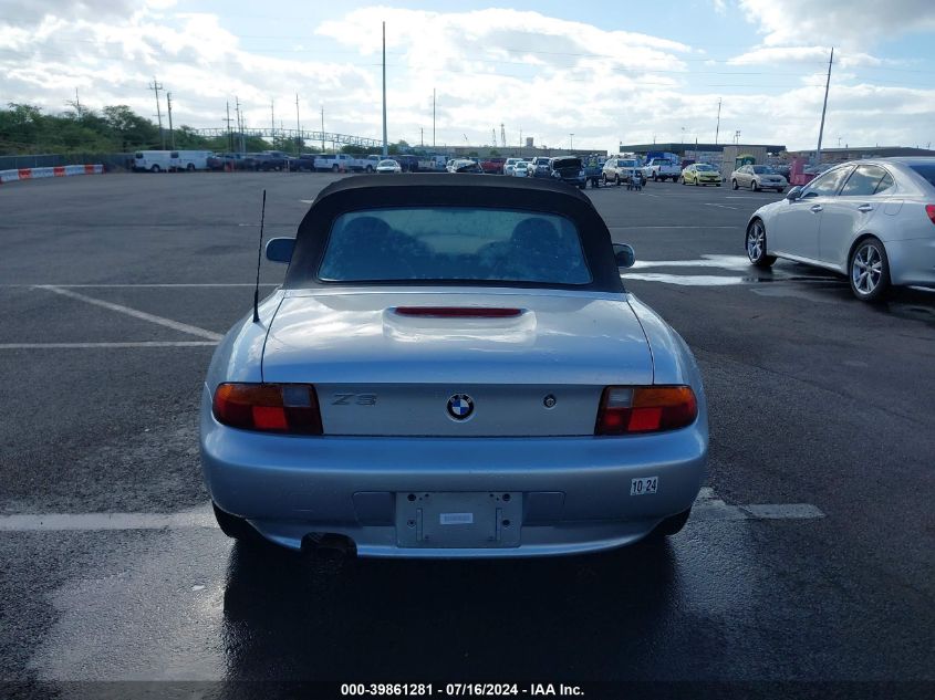 1997 BMW Z3 1.9L Roadster VIN: 4USCH7323VLB77558 Lot: 39861281