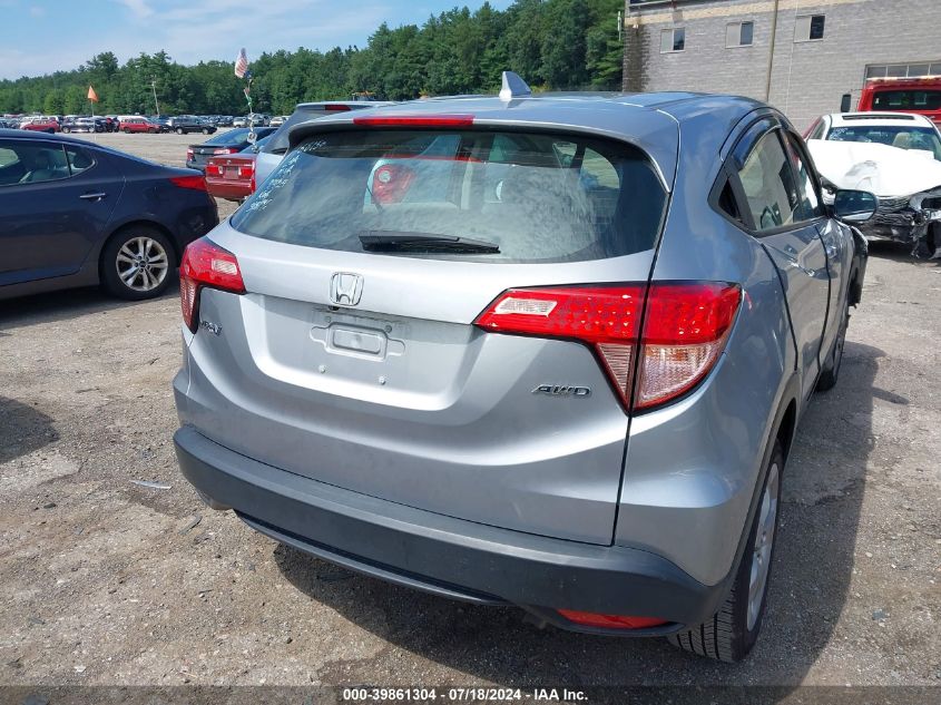 2018 Honda Hr-V Lx VIN: 3CZRU6H34JG727436 Lot: 39861304