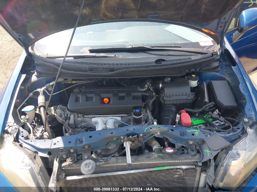 2012 Honda Civic Lx VIN: 2HGFB2F50CH542025 Lot: 39861332