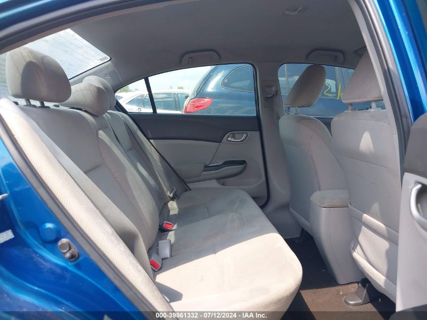 2012 Honda Civic Lx VIN: 2HGFB2F50CH542025 Lot: 39861332