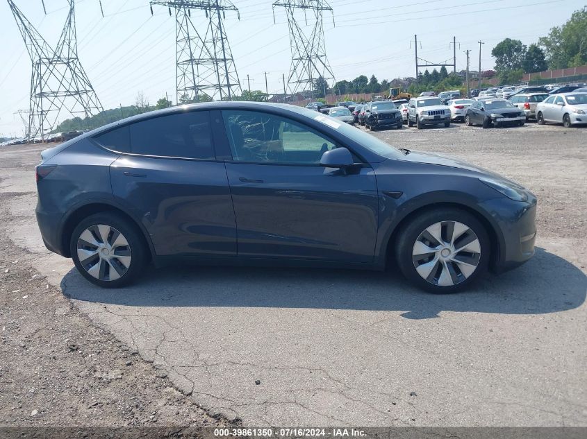 2021 Tesla Model Y Long Range Dual Motor All-Wheel Drive VIN: 5YJYGDEE9MF273472 Lot: 39861350