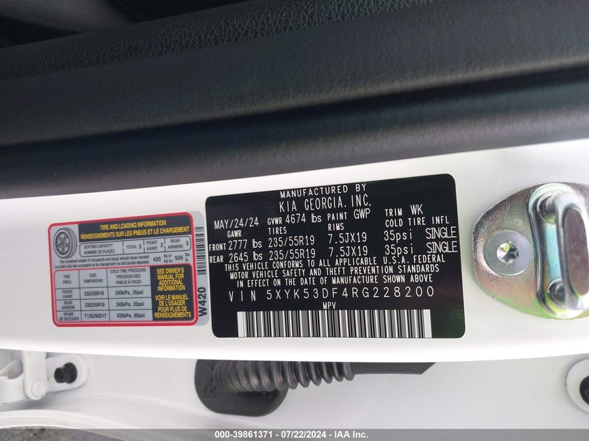 2024 KIA SPORTAGE SX PRESTIGE - 5XYK53DF4RG228200